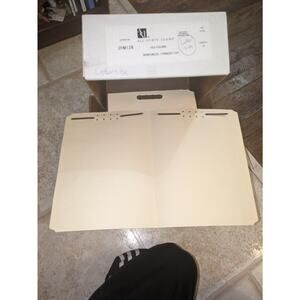 NEW All-State Legal File Folder- Reinforced, Straight Cut (Box Of 100) 2FM12R